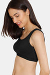 Zivame Girls Double Layered Non Wired Full Coverage Slip-on Beginner Bra (Pack of 2) - Multicolor — thumbnail 3